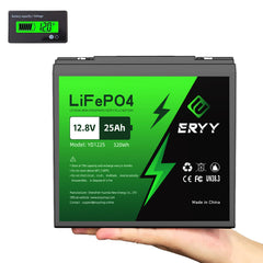 ERYY 12V 25AH LiFePO4 Battery
