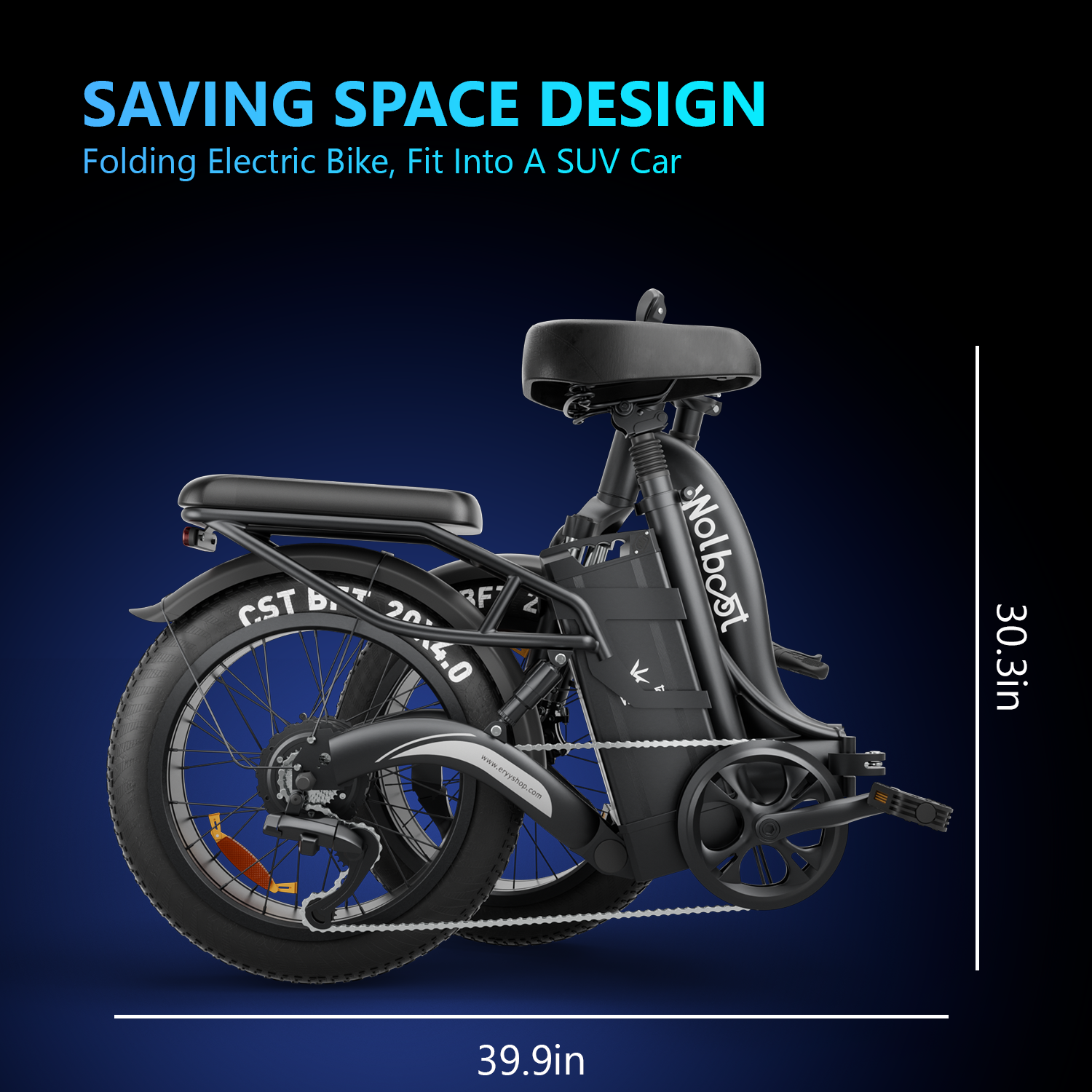 WOLBOOT 1200W High-Performance Electric Bike