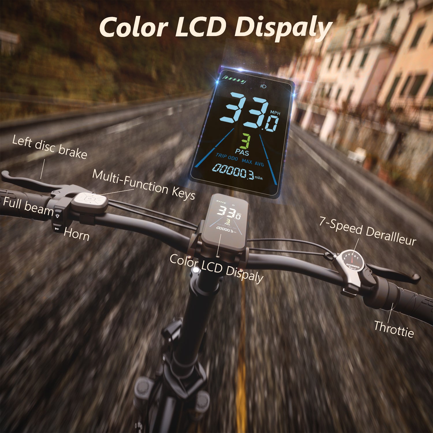 WOLBOOT 1200W High-Performance Electric Bike