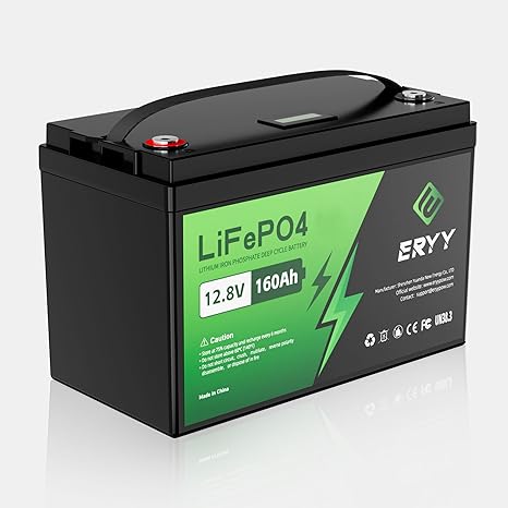 بطارية LiFePO4 بلوتوث 12 فولت 160 أمبير