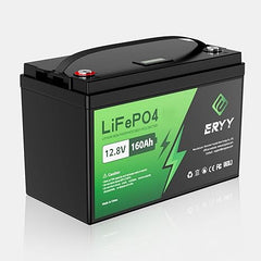 بطارية LiFePO4 بلوتوث 12 فولت 160 أمبير